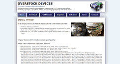Desktop Screenshot of overstockdevices.com